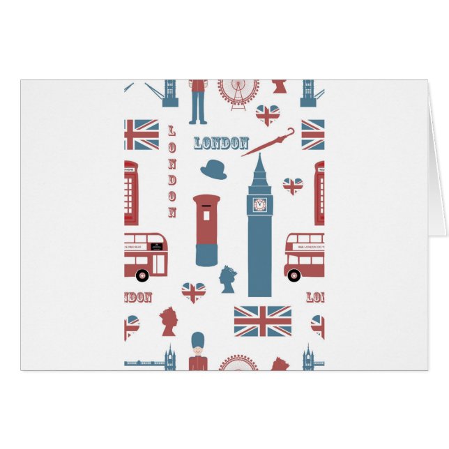 London Speciell Hälsningskort (Framsidan Horizontal)