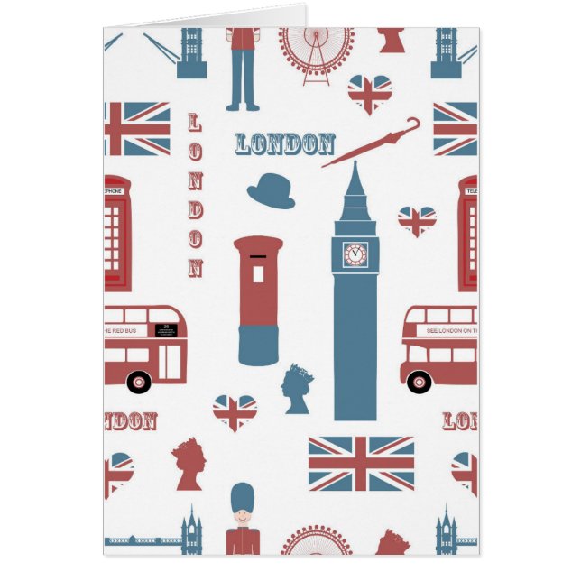 London Speciell Hälsningskort (Framsidan)