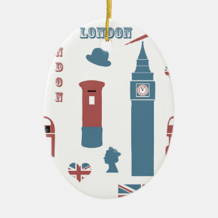 London Speciell Julgransprydnad Keramik