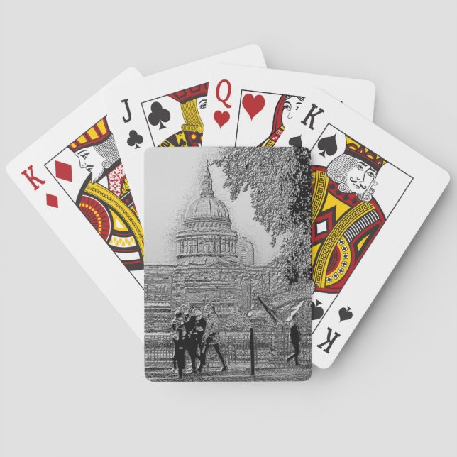 London Spelkort (Baksidan)