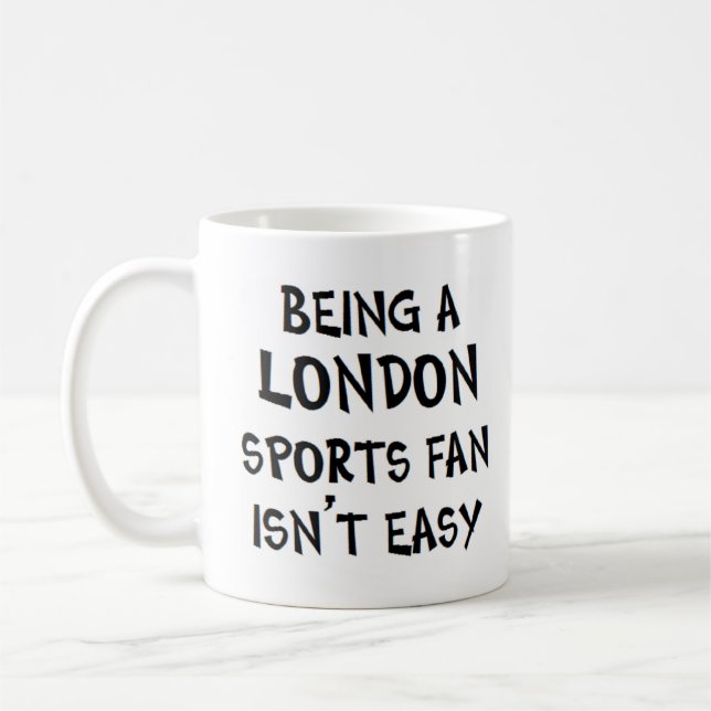 london sportfan, att vara kaffemugg (Vänster)