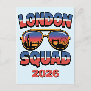 London Squad Matchande Vänner, Familj, Tjejer, Sto Vykort
