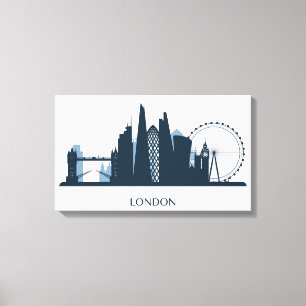 London stadshorisont canvastryck