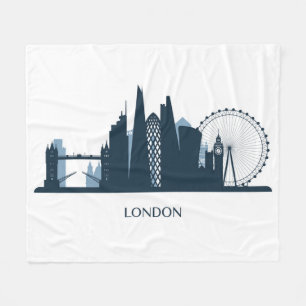 London stadshorisont fleecefilt