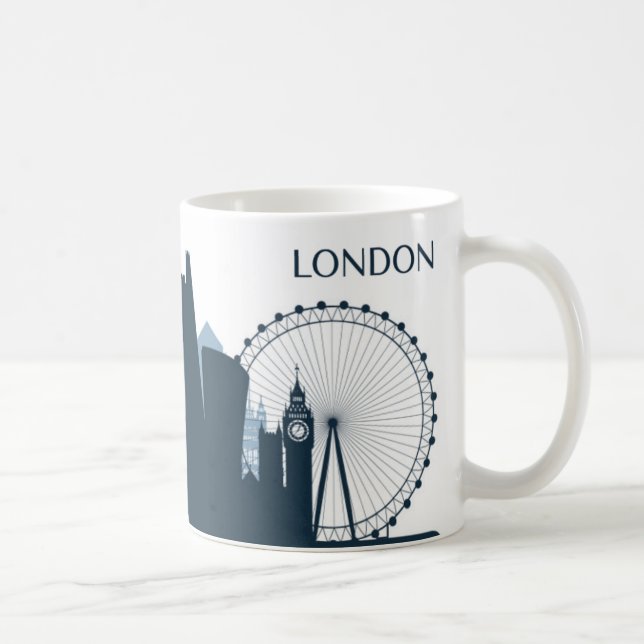 London stadshorisont kaffemugg (Höger)