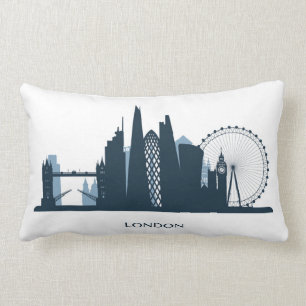 London stadshorisont lumbarkudde