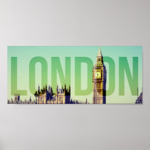 London stora Ben affisch