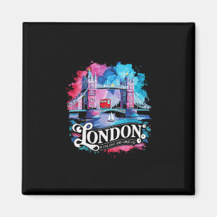 London Storbritannien Resa Semester Jag älskar Lon Magnet