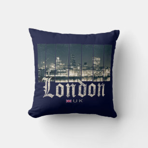 London Storbritannien siluett Storbritannien Engla Kudde