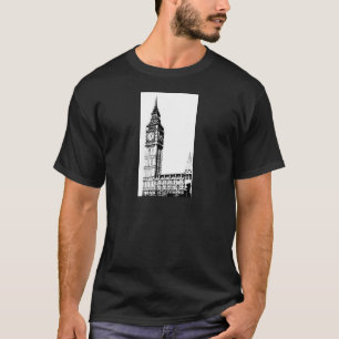 LONDON STORT BEN entonigt tryck T Shirt