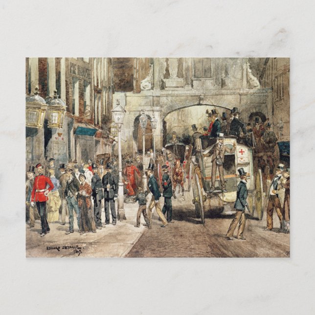 London Street, 1869 Vykort (Framsida)