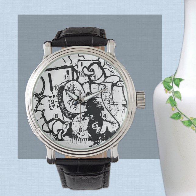 London Street Art Watch, Samurai, Creative Art Armbandsur (Skapare uppladdad)