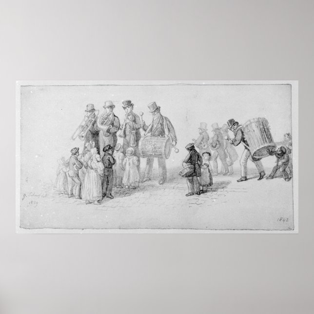 London Street Band, 1839 Poster (Framsidan)