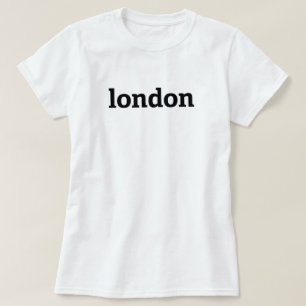 London Street Style T-shirt för kvinnor