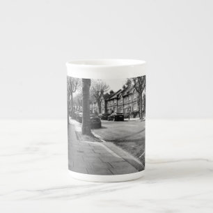 London Street View England black and white Benporslin Mugg