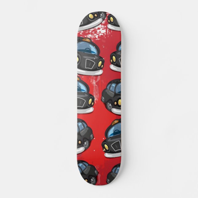 London Svart Taxi Skateboard Bräda 21,5 Cm (Framsida)