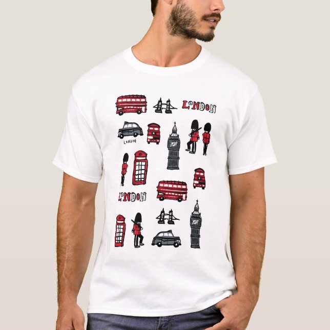 London symboler t shirt (Framsida)