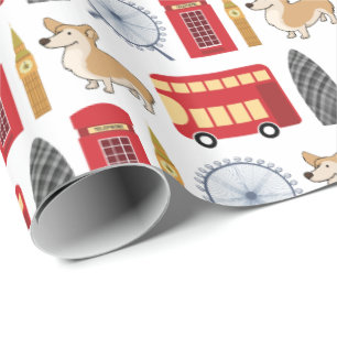London symbolsCollage Presentpapper