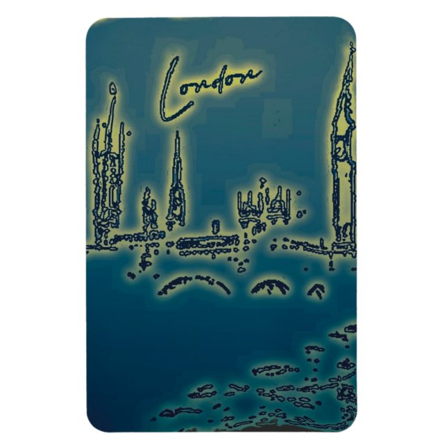 london T-Shirt Magnet (Vertikal)