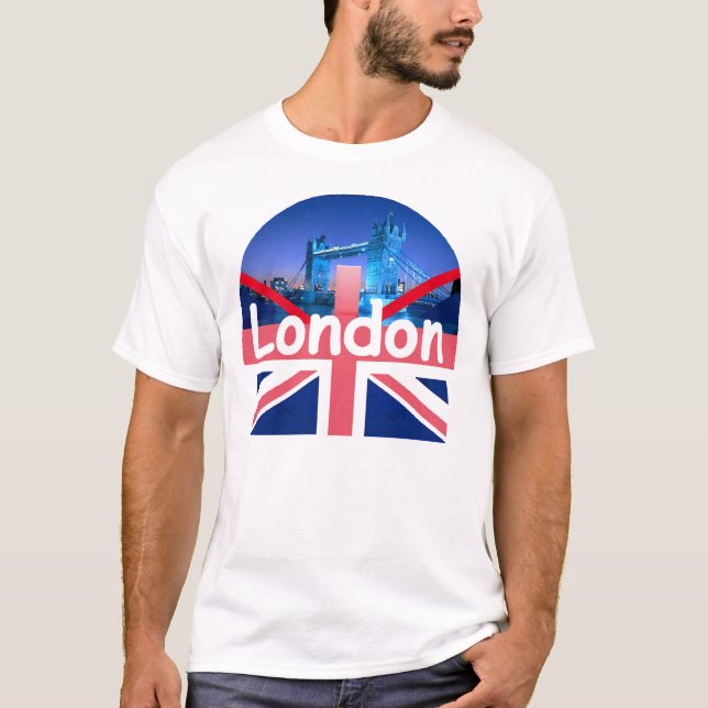 LONDON T-tröja Tee Shirt (Framsida)