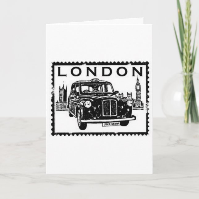 London taxi kort (Framsida)