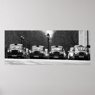 London Taxi Poster