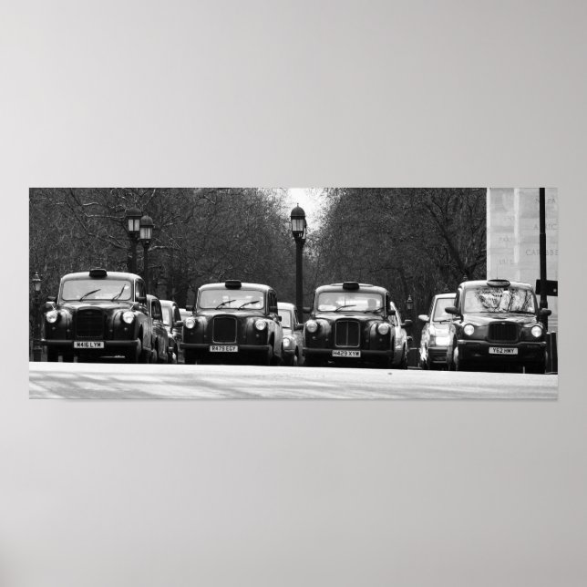 London Taxi Poster (Framsidan)