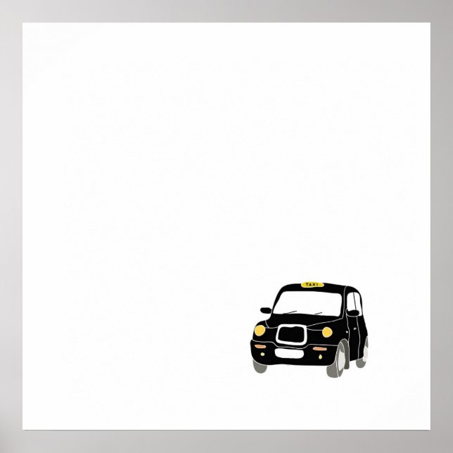 London Taxi Poster (Framsidan)