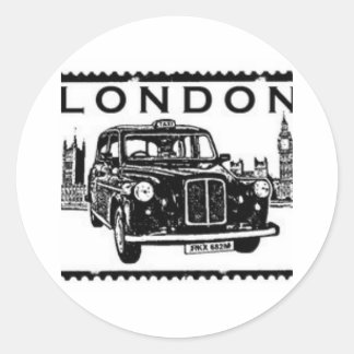 London Taxi Runt Klistermärke