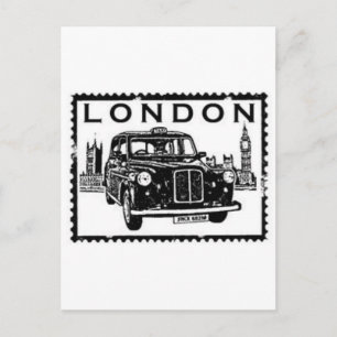 London taxi vykort