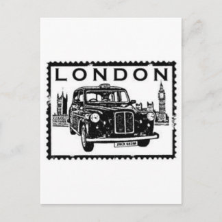 London taxi vykort