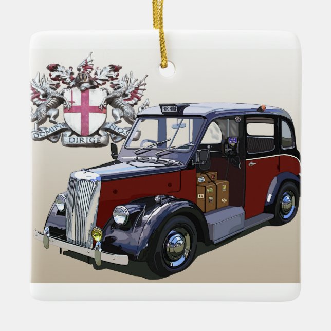 London Taxicab Ornament (Framsida)