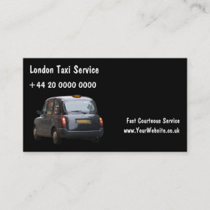London taxivisitkortar visitkort