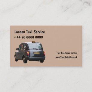 London taxivisitkortar visitkort