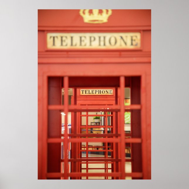 London Telefon Booth Poster (Framsidan)