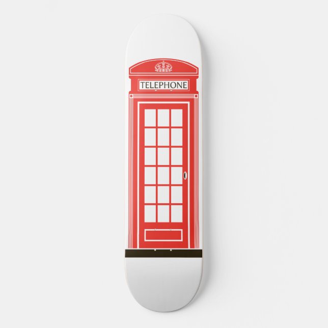 London telefonhytt mini skateboard bräda 18,7 cm (Framsida)