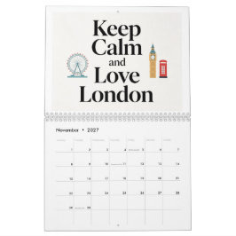 London-tema 2027 kalender