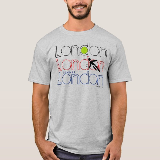 London tennisWimbledon T-tröja Tee Shirt (Framsida)