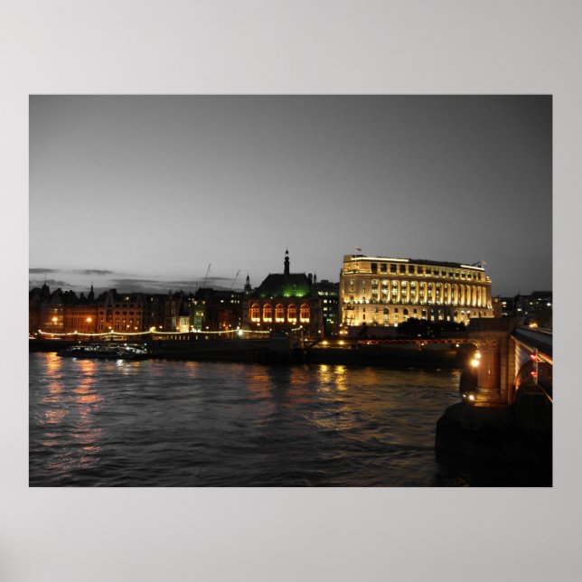 London Thames Poster (Framsidan)