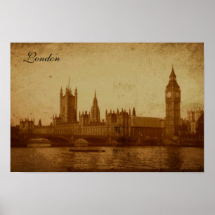 London Thames Poster
