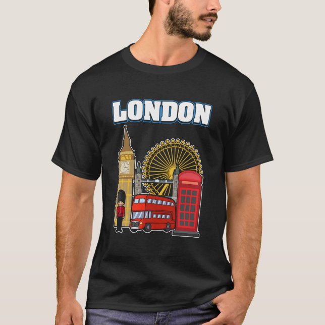London ThBäste Crewnacken T Shirt (Framsida)