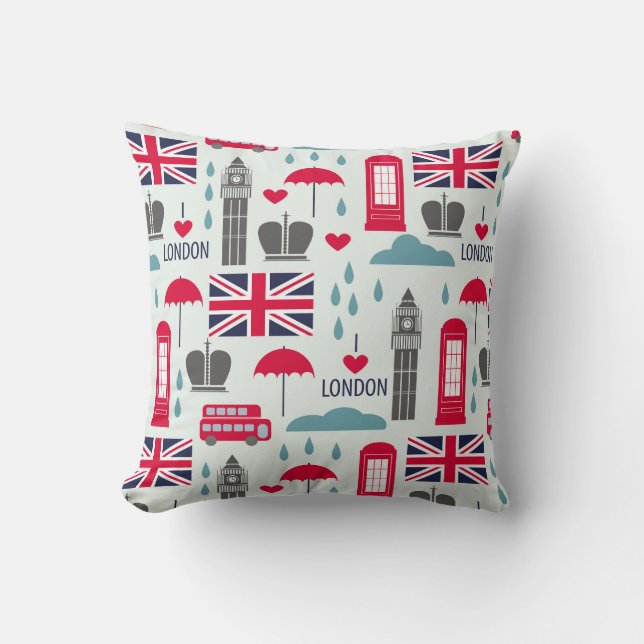 London ThBäste Dekorativ kudde (Framsida)