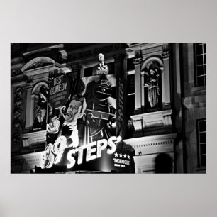 London Theater Piccadilly (1843 B&W) Poster