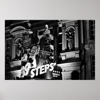 London Theater Piccadilly (1843 B&W) Poster