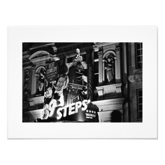 London Theatre Piccadilly (1843 svart-vit) Fototryck