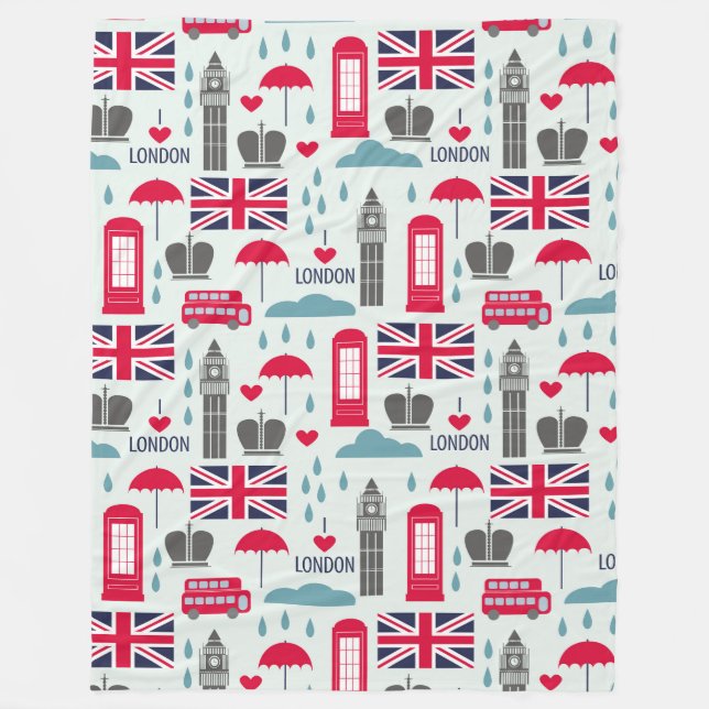 London ThLED Fleece Blanket (Framsidan)