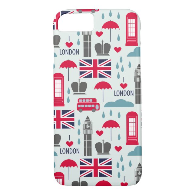 London Thned Fodral-Mate iphone case Case-Mate iPhone Skal (Baksida)