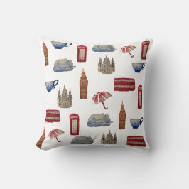 London Throw Pillow Kudde