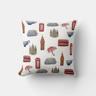 London Throw Pillow Kudde