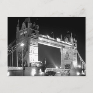 London Torn Bridge i natt Vykort